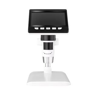 307B Digital Microscope with 4.3″ LCD Screen, 1000× Magnification, LED Light & Camera