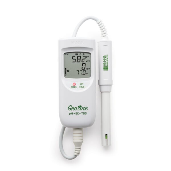 HI9814 GroLine Waterproof Portable pH/EC/TDS Meter - bizyawar.com