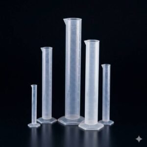 plastic measuring cylinder