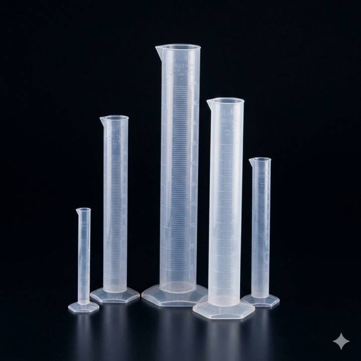 plastic measuring cylinder